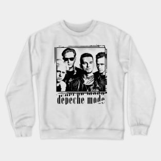 Depeche Mode -- Original Retro Fan Art Design Crewneck Sweatshirt